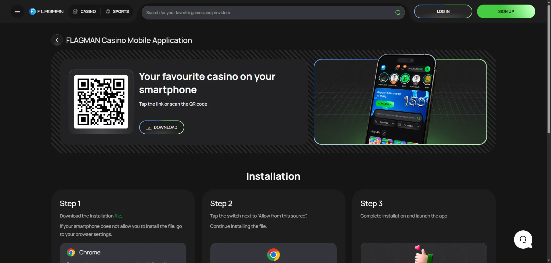 Flagman Casino mobile app iOS Android New Zealand players